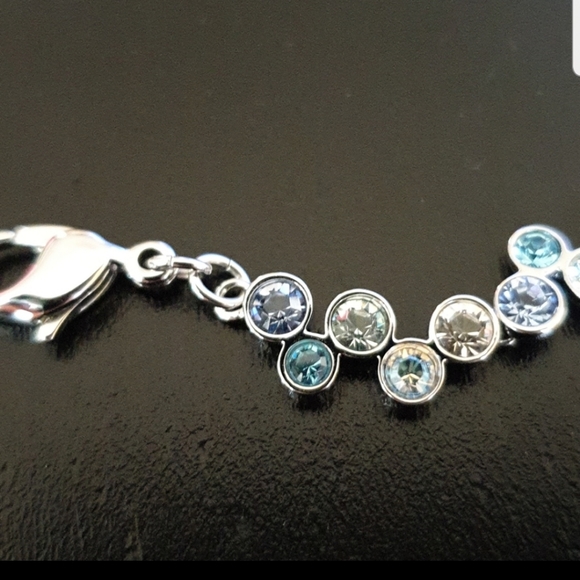 Swarovsky Fidelity Blue and Clear Bracelet - Picture 2 of 5